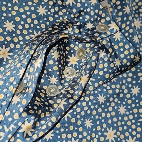 Polo Ralph Lauren High-Rise Satin Wide-Leg‎ Graphic Print Pants Size 8 New - Picture 7 of 10